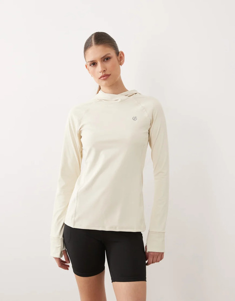  Dare 2b Sudadera Blanco Leche De Almendras Con Capucha De Tejido Muy Suave De Secado Rápido Refresh De Dare 2b-neutro 