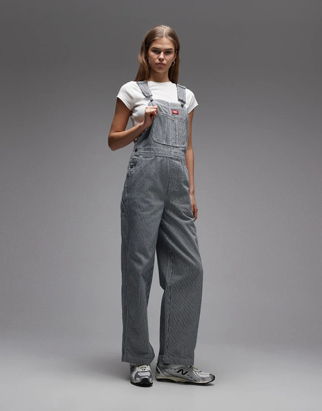  Dickies Peto Azul Con Estampado Milrayas De Dickies 