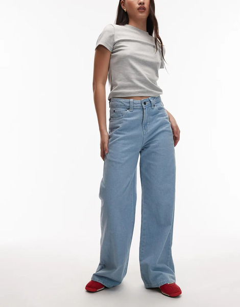  Dickies Vaqueros Azul Claro Holgados De Pernera Ancha De Dickies 