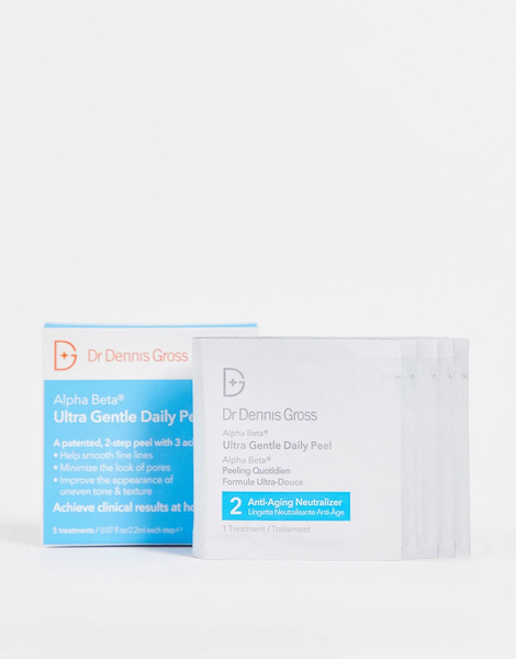  Dr Dennis Gross Tratamiento De 5 Toallitas Exfoliantes Alpha Beta Ultra Gentle Daily Peel De Dr Dennis Gross-sin Color 
