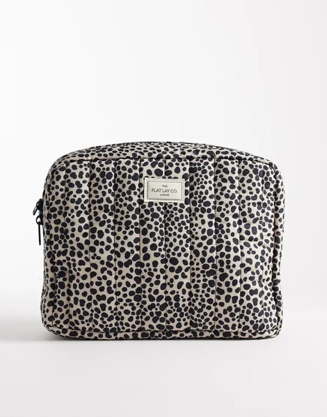  Flat Lay Company Neceser Extragrande Con Estampado De Guepardo The Showcase Exclusivo De The Flat Lay Co. X Asos-neutro 