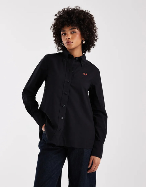  Fred Perry Camisa Negra De Fred Perry-negro 