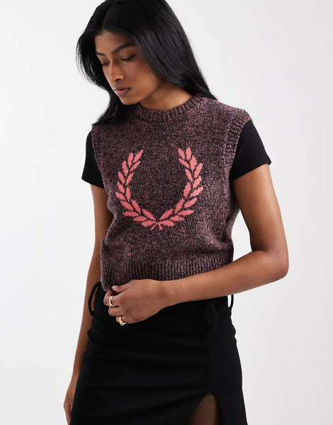  Fred Perry Jersey Multicolor Jaspeado De Fred Perry 