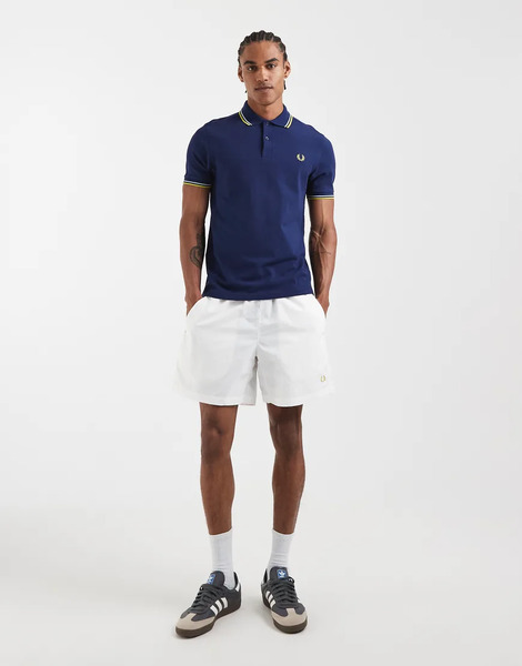  Fred Perry Fred Perry - Parte De Un Conjunto - Tennis Performance - Pantalones Cortos Deportivos Blancos Con Logo 