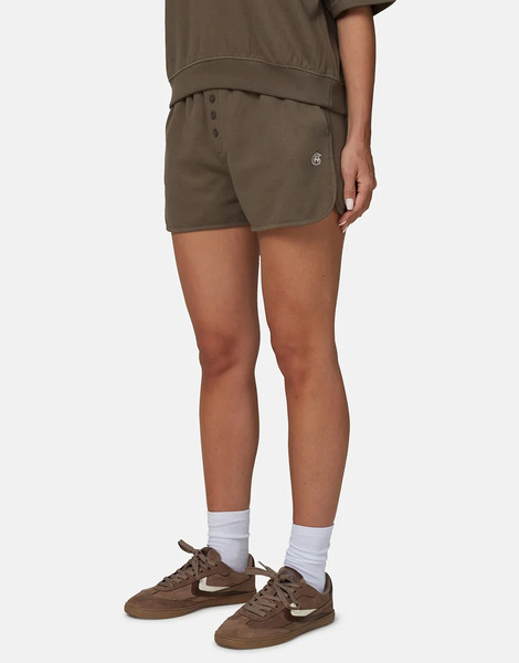  Good For Nothing Pantalones Cortos Marrones De Punto Liso De Algodón Monogram Collection De Good For Nothing-brown 