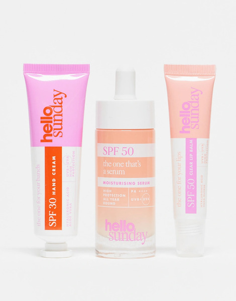  Hello Sunday Set De Productos De Cuidado De La Piel Más Vendidos The Everyday Essentials De Hello Sunday (ahorra Un 39%)-sin Color 