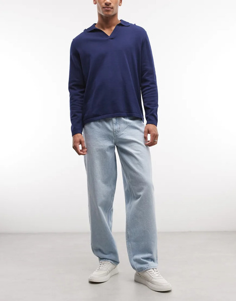  Huf Vaqueros Azules De Pernera Recta Con Lavado Claro Cromer De Huf 