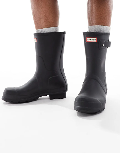  Hunter Botas Cortas Negras Original De Hunter-negro 