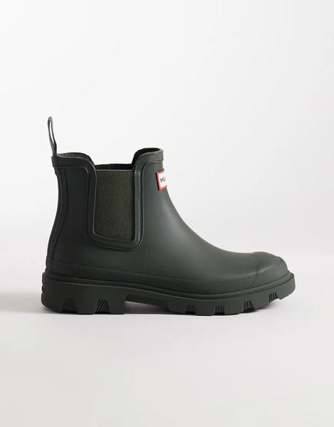  Hunter Botines Chelsea Verde Oliva Oscuro Downpour De Hunter 