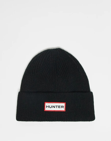  Hunter Gorro Negro Unisex De Canalé De Hunter 