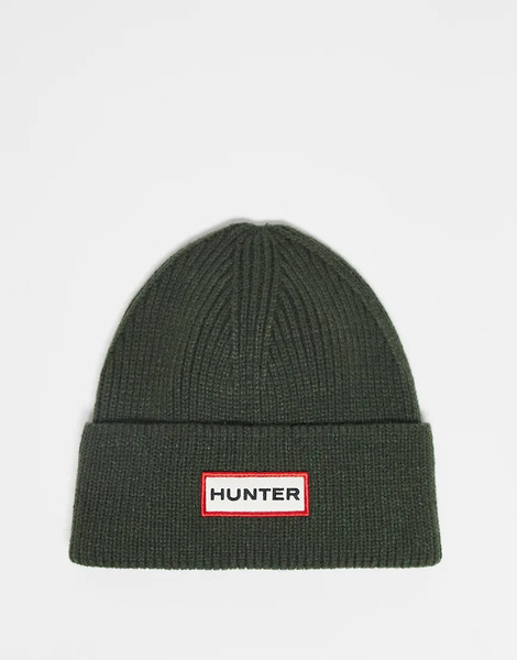  Hunter Gorro Verde Oscuro Unisex De Canalé De Hunter 
