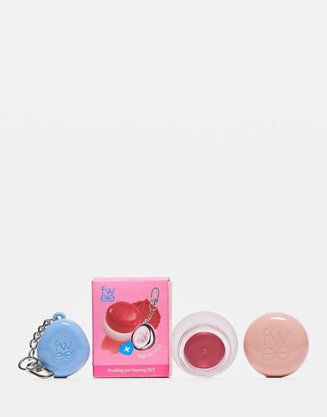  Korean Skincare Bálsamo Labial Con Color Y Colorete Con Llavero Lip & Cheek Blurry Pudding Pot De Fwee: Tono Oh-sin Color 