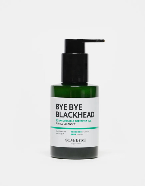  Korean Skincare Limpiador Espumoso Bye Bye Blackhead 30 Day Miracle Green Tea Tox Bubble Cleanser De 120 G De Some By Mi-sin Color 