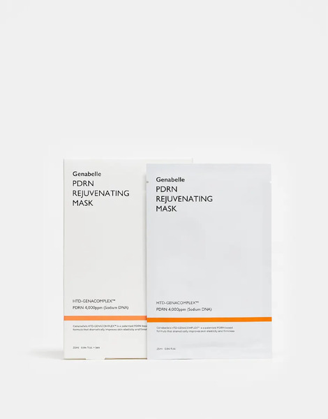  Korean Skincare Pack De 5 Mascarillas Faciales Con Propiedades Antienvejecimiento Pdrn Rejuvenating De Genabelle-sin Color 