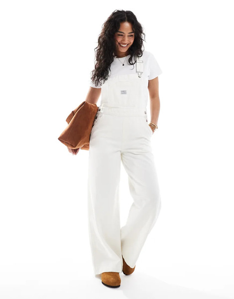  Levi's Peto Vaquero Blanco De Pernera Recta Xl De Levi's 