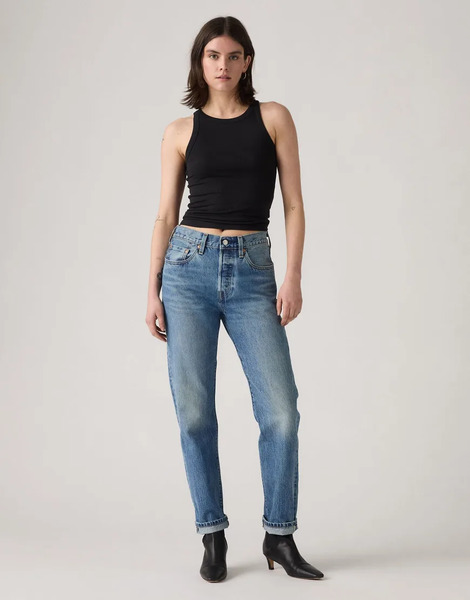  Levi's Vaqueros Azules De Corte Recto Original De Levi's 501 