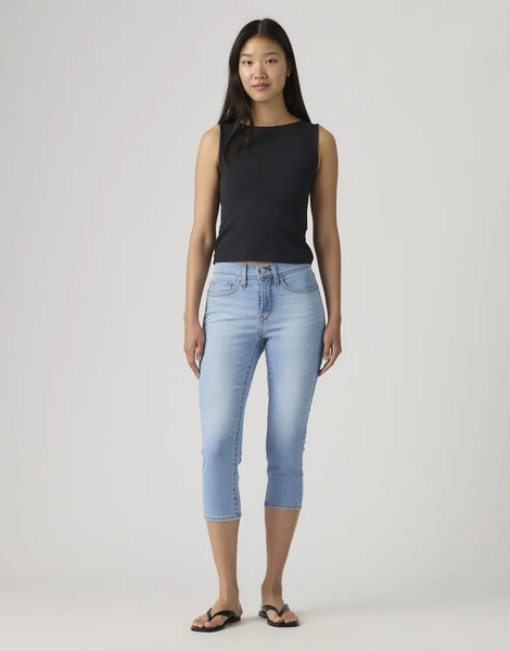  Levi's Levi's - 311 - Vaqueros Capri Azules Moldeadores De Corte Pitillo 