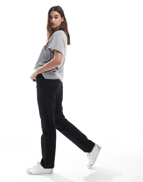  Levi's Levi's - 501 - Vaqueros Negro Medio De Corte Recto 