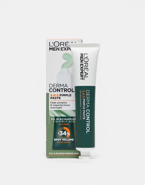  L'oreal Men Expert Crema De Tratamiento Antiimperfecciones Expert Derma Control S.o.s De 45 Ml De L'oréal Paris-sin Color 