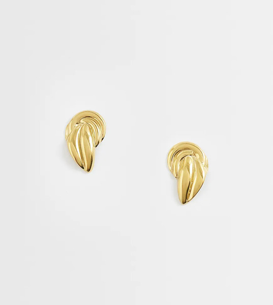 Lost Souls Pendientes De Botón De Estilo Vintage Con Diseño De Nudo De Acero Inoxidable Chapado En Oro De 18 Quilates De Lost Souls-dorado 