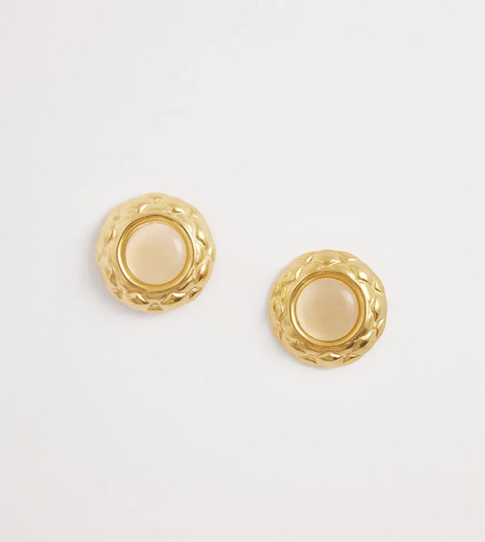  Lost Souls Pendientes De Botón De Estilo Vintage De Acero Inoxidable Chapado En Oro De 18 Quilates De Lost Souls-dorado 