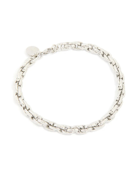  Lovisa Lovisa Men's - Pulsera Plateada De Eslabones Retorcidos De Acero Inoxidable Resistente Al Agua-plateado 