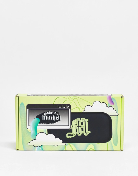  Made By Mitchell Neceser Para Brochas Negro De Made By Mitchell-verde 