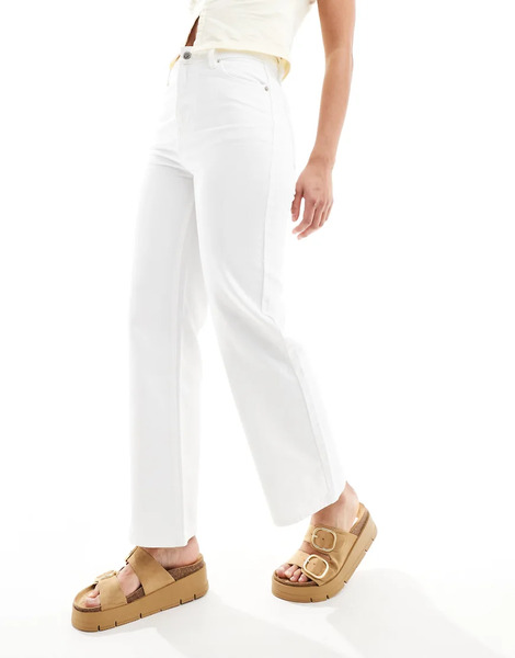  Miss Selfridge Vaqueros Blancos De Pernera Recta De Miss Selfridge 