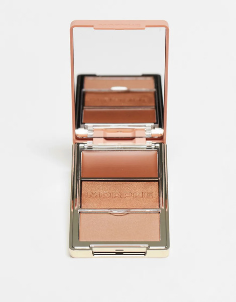  Morphe Paleta Para El Rostro Cheek Thrills Multi-finish De Morphe: Tono Sunset Swim-rosa 