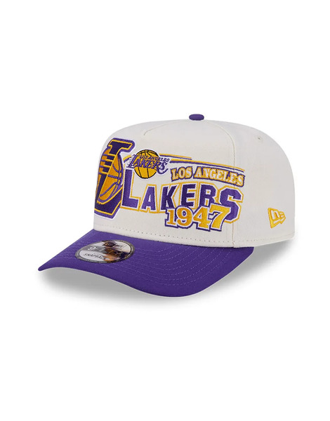  New Era Gorra Multicolor Con Visera En Contraste Y Estampado Gráfico Del Logo De Los La Lakers 9fifty De New Era 