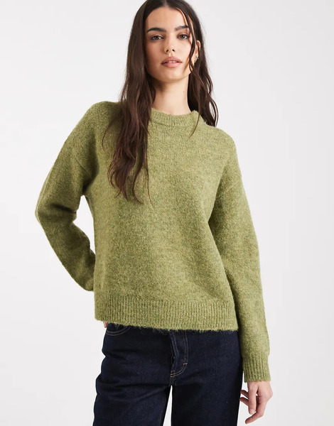  New Look Jersey Verde Extragrande De New Look 