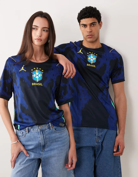  Nike Football Camiseta Azul De La Segunda Equipación De La Selección De Brasil Para La Copa Mundial 2026 Jordan De Nike 