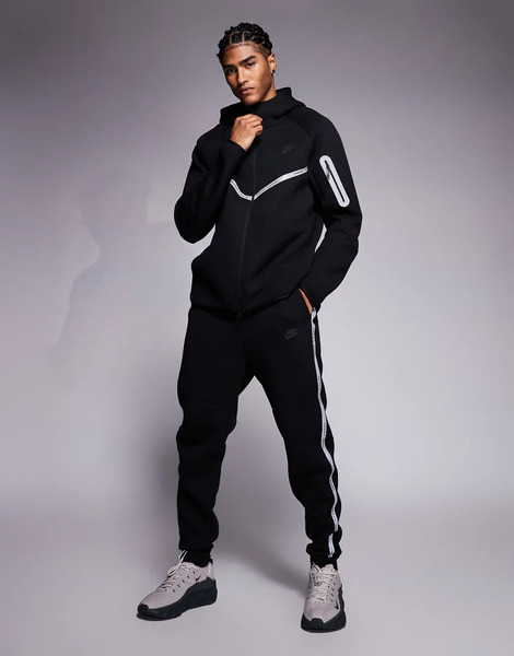  Nike Joggers Negros Reflectantes Tech Fleece De Nike 