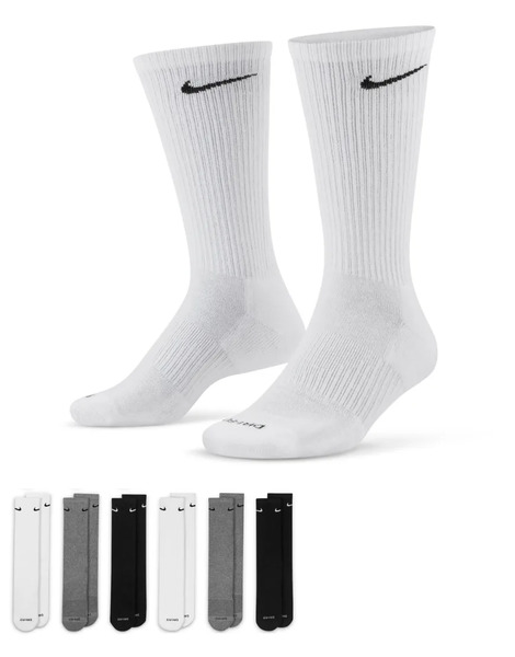  Nike Training Pack De 6 Pares De Calcetines Deportivos De Varios Colores Everyday Cushioned Plus De Nike Training-multicolor 
