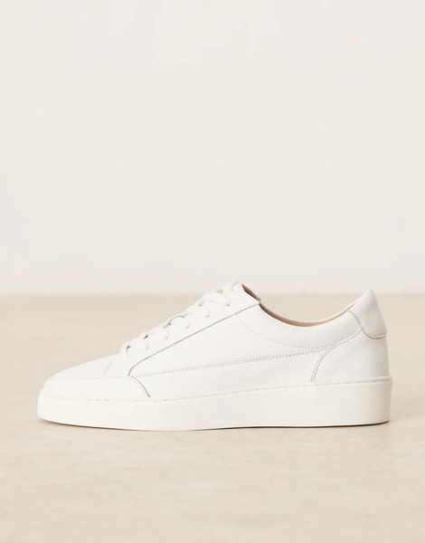  Noak Zapatillas De Deporte Blancas Con Diseño De Paneles Y Cordones De Cuero Elaborado En Portugal De Noak-blanco 