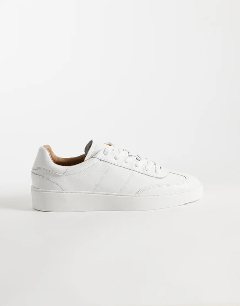  Noak Noak - Zapatillas De Deporte Blancas Elaboradas En Portugal De Estilo Retro Con Cordones De Cuero-blanco 