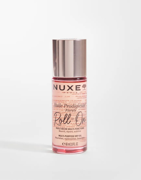  Nuxe Aceite Seco Multiusos Para Rostro, Cuerpo Y Cabello Con Aplicador De Bola Huile Prodigieuse Florale De 60 Ml De Nuxe-sin Color 
