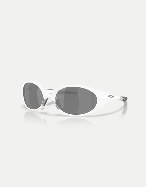 Oakley Oakley - Eye Jacket & Trade; Redux Seek Collection - Gafas De Sol Transparentes Mate Rectangulares Con Lentes Negras Efecto Espejo Polarizadas 