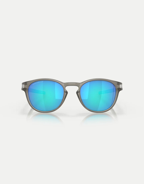  Oakley Gafas De Sol Gris Mate Tinta Redondeadas Con Lentes Azules Polarizadas Efecto Espejo Latch & Trade; De Oakley 