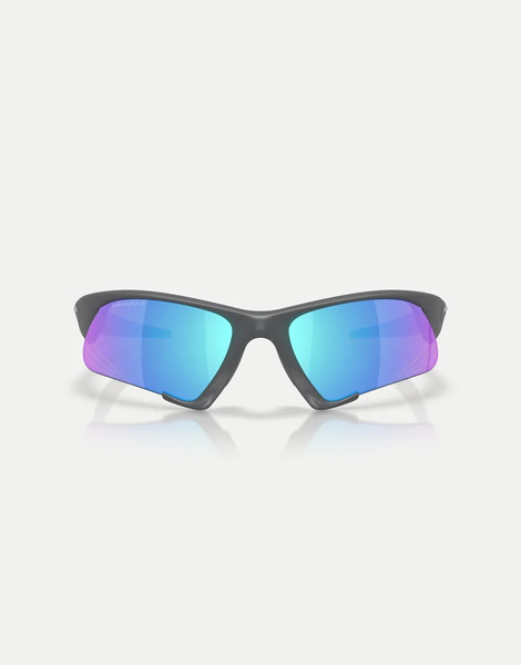  Oakley Oakley - Gafas De Sol Negro Mate Con Montura Irregular Polarizada Y Lentes Azules Efecto Espejo Suture Jacket® 