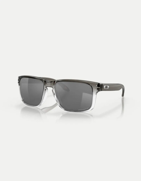  Oakley Gafas De Sol Negro Tinta Mate Con Lentes Grises Cuadradas Polarizadas Efecto Espejo Holbrook & Trade; De Oakley 