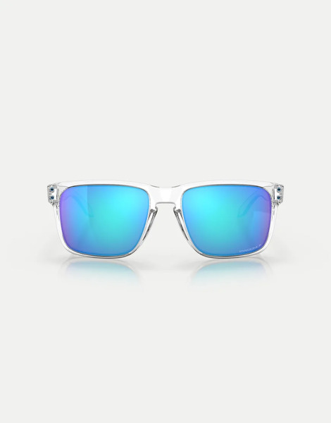  Oakley Gafas De Sol Transparente Con Acabado Lustroso Y Montura Cuadrada Extragrande Con Lentes Azules Polarizadas Efecto Espejo Holbrook & Trade; De Oakley 