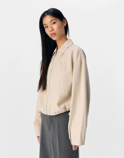  Object Chaqueta Bomber Beis Humus De Object-neutro 