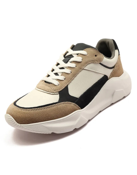  Off The Hook Zapatillas De Deporte Blancas Para Hombre De Estilo Casual Con Cordones De Cuero Roxy De Off The Hook-blanco 