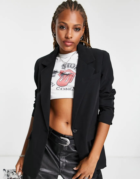  Only Americana Negra Extragrande De Only-negro 