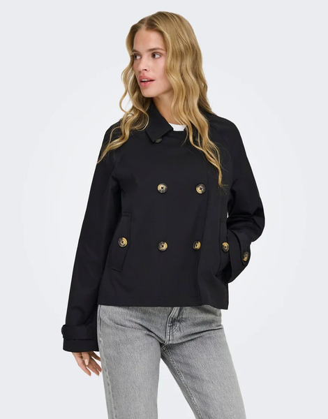  Only Only - Gabardina Negra-negro 