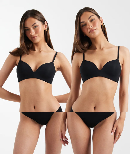  Only Pack De 2 Tangas Negros De Only 