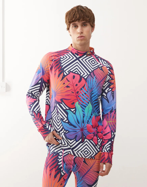  Oosc Camiseta Interior Multicolor Para Hombre Big Poppa De Oosc 