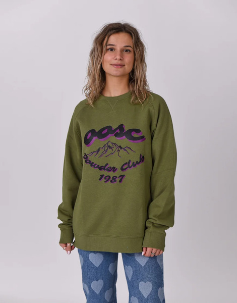  Oosc Sudadera Caqui Powder Club De Oosc-verde 