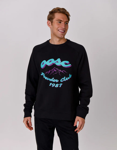  Oosc Sudadera Negra Powder Club De Oosc-negro 